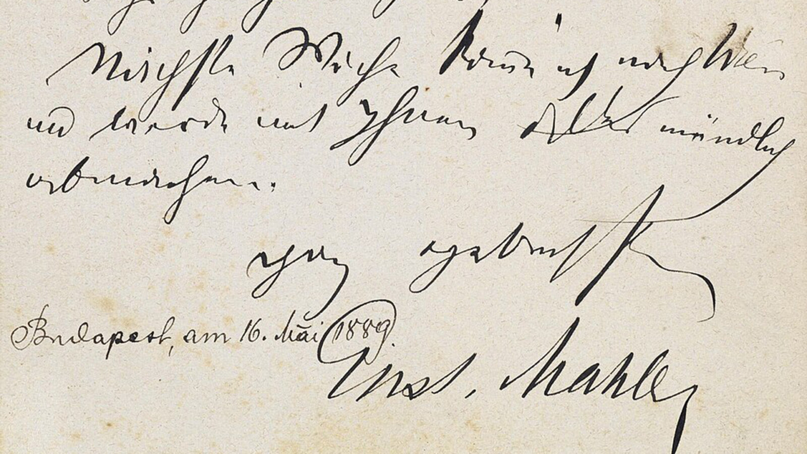 Gustav Mahler in Toblach